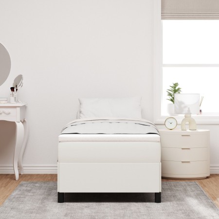 Estructura de Cama Crema 90x190 cm en Tela de Corduroy de , Camas y somieres - Ref: Foro24-42006944, Precio: 94,07 €, Descuen...