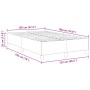 Estructura de Cama Gris Oscuro 120x190 cm Tela de Corduroy de , Camas y somieres - Ref: Foro24-42006958, Precio: 123,04 €