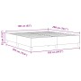 Estructura de cama Gris oscuro 160x200 cm Tejido de canalé de , Camas y somieres - Ref: Foro24-42006978, Precio: 128,27 €, De...