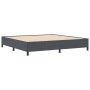 Estructura de cama Gris oscuro 200x200 cm Tela de corduroy de , Camas y somieres - Ref: Foro24-42006988, Precio: 147,46 €, De...