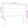 Cabecero de diseño Lines crema 80 cm tela by , Headboards and footboards - Ref: Foro24-42006997, Price: 42,37 €, Discount: %