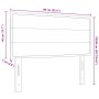 Cabecero Diseño de Líneas Gris Claro 90 cm Tela von , Kopf- und Fußteile - Ref: Foro24-42006999, Preis: 43,98 €, Rabatt: %