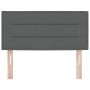 Cabecero Diseño de Líneas Gris Oscuro 90 cm Tela by , Headboards and footboards - Ref: Foro24-42007000, Price: 40,51 €, Disco...