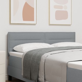 Cabecero diseño Lines gris claro 140 cm tela von , Kopf- und Fußteile - Ref: Foro24-42007013, Preis: 58,37 €, Rabatt: %