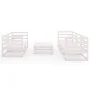 Gartenmöbel-Set aus massivem Kiefernholz in Weiß, 6-teilig. von vidaXL, Gartensets - Ref: Foro24-3075330, Preis: 335,05 €, Ra...