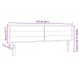 Cabecero de diseño Lines crema de de 160 cm de tela by , Headboards and footboards - Ref: Foro24-42007025, Price: 59,88 €, Di...