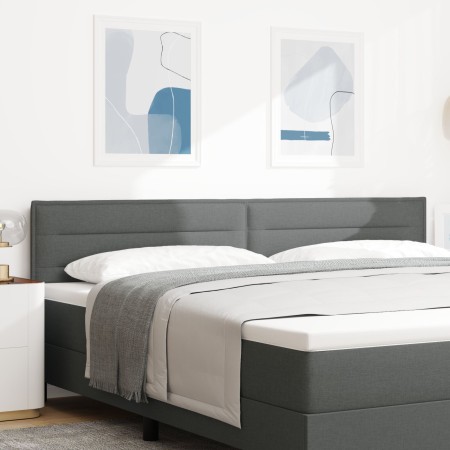 Cabecero de diseño Lines en gris oscuro de 200 cm de tela | Foro24.es | Tu tienda online para hogar, jardín y más Foro24.es