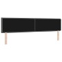 Cabecero de diseño Lines en gris oscuro de 200 cm de tela de , Cabeceros y pies de cama - Ref: Foro24-42007035, Precio: 70,14 €