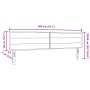 Cabecero Diseño de Líneas Crema 200 cm Tela by , Headboards and footboards - Ref: Foro24-42007039, Price: 70,23 €, Discount: %