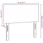 Cabecera Diseño Sencillo Gris Claro 90 cm Tela de Corduroy by , Headboards and footboards - Ref: Foro24-42007045, Price: 40,4...
