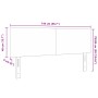 Cabecero Diseño Sencillo Gris Claro 140 cm Tela de Corduroy von , Kopf- und Fußteile - Ref: Foro24-42007053, Preis: 56,00 €, ...