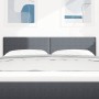 Cabecero de  diseño simple gris oscuro 160 cm tela de terciopelo | Foro24.es | Tu tienda online para hogar, jardín y más Foro24.es