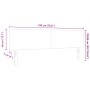 Cabecero Diseño Sencillo Gris Claro 180 cm Tela de Pana by , Headboards and footboards - Ref: Foro24-42007061, Price: 62,38 €...