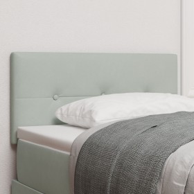 Cabecero Tufted con Botones Gris Claro 80 cm de Terciopelo von , Kopf- und Fußteile - Ref: Foro24-42007118, Preis: 41,09 €, R...