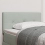 Cabecero Tufted con Botones Gris Claro 80 cm de Terciopelo von , Kopf- und Fußteile - Ref: Foro24-42007118, Preis: 41,09 €, R...