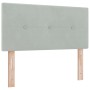 Cabecero Tufted con Botones Gris Claro 80 cm de Terciopelo von , Kopf- und Fußteile - Ref: Foro24-42007118, Preis: 41,09 €, R...