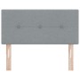 Cabecera Botones Acolchados Gris Claro 90 cm Tela von , Kopf- und Fußteile - Ref: Foro24-42007124, Preis: 43,44 €, Rabatt: %