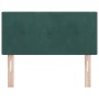 Cabecero de  con botones acolchados en terciopelo verde oscuro de 100 cm | Foro24.es | Tu tienda online para hogar, jardín y más Foro24.es