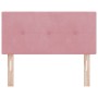 Cabecero Button Tufted Rosa 100 cm Terciopelo von , Kopf- und Fußteile - Ref: Foro24-42007149, Preis: 55,30 €, Rabatt: %