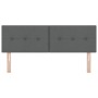 Cabecero de tapizado con botones en gris oscuro de 140 cm von , Kopf- und Fußteile - Ref: Foro24-42007151, Preis: 56,63 €, Ra...