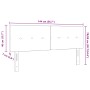 Cabecero Tufted Botones Rosa 140 cm Terciopelo von , Kopf- und Fußteile - Ref: Foro24-42007162, Preis: 56,62 €, Rabatt: %
