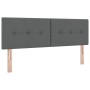 Cabecero con botones capitoné gris oscuro de 160 cm en tela by , Headboards and footboards - Ref: Foro24-42007164, Price: 59,...