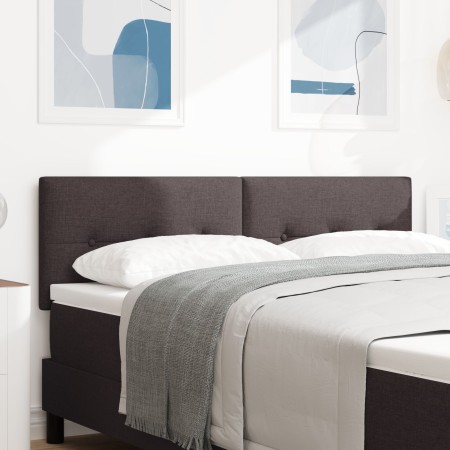 Cabecero tufted de botones marrón oscuro de 160 cm en tela | Foro24.es | Tu tienda online para hogar, jardín y más Foro24.es