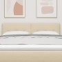 Cabecero de tapizado con botones crema de 160 cm en tela von , Kopf- und Fußteile - Ref: Foro24-42007168, Preis: 71,18 €, Rab...