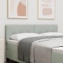 Cabecero con botones tufted en gris claro de 160 cm de terciopelo von , Kopf- und Fußteile - Ref: Foro24-42007170, Preis: 59,...