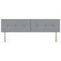 Cabecero de con botones en gris claro de 180 cm de tela de , Cabeceros y pies de cama - Ref: Foro24-42007176, Precio: 63,53 €...