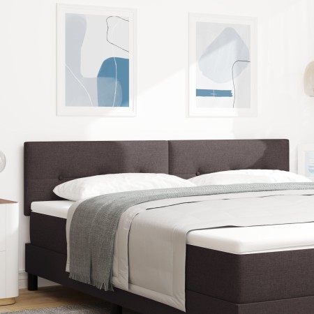 Cabecero  con botones y acolchado marrón oscuro de 180 cm en tela | Foro24.es | Tu tienda online para hogar, jardín y más Foro24.es