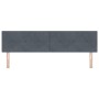 Cabecero Tapizado con Botones Gris Oscuro 180 cm Terciopelo von , Kopf- und Fußteile - Ref: Foro24-42007184, Preis: 76,56 €, ...