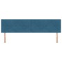 Cabecero de con botones, tapizado en terciopelo azul oscuro, 180 cm von , Kopf- und Fußteile - Ref: Foro24-42007187, Preis: 7...