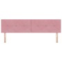 Cabecero con botones tapizado en terciopelo rosa de 180 cm von , Kopf- und Fußteile - Ref: Foro24-42007188, Preis: 63,56 €, R...