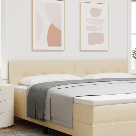 Cabecero Acolchado en Botones Crema 200 cm Tela von , Kopf- und Fußteile - Ref: Foro24-42007194, Preis: 67,00 €, Rabatt: %