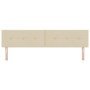Cabecero Acolchado en Botones Crema 200 cm Tela von , Kopf- und Fußteile - Ref: Foro24-42007194, Preis: 67,00 €, Rabatt: %