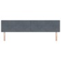 Cabecero con botones acolchados gris oscuro 200 cm de terciopelo von , Kopf- und Fußteile - Ref: Foro24-42007197, Preis: 66,9...