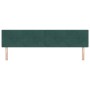 Cabecero con botones capitoné verde oscuro de 200 cm en terciopelo von , Kopf- und Fußteile - Ref: Foro24-42007199, Preis: 66...