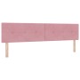 Cabecero  Acolchado con Botones Rosa 200 cm de Terciopelo | Foro24.es | Tu tienda online para hogar, jardín y más Foro24.es