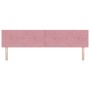 Cabecero  Acolchado con Botones Rosa 200 cm de Terciopelo | Foro24.es | Tu tienda online para hogar, jardín y más Foro24.es