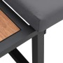 Sofá de jardín de 2 plazas con cojines antracitas by , Outdoor sofas - Ref: Foro24-42007549, Price: 232,02 €, Discount: %