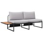 Sofá de jardín de 2 plazas con cojines gris claro by , Outdoor sofas - Ref: Foro24-42007550, Price: 232,02 €, Discount: %