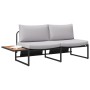 Sofá de jardín de 2 plazas con cojines gris claro by , Outdoor sofas - Ref: Foro24-42007550, Price: 232,02 €, Discount: %