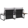 Sofá de jardín de 2 plazas con cojines gris claro by , Outdoor sofas - Ref: Foro24-42007550, Price: 232,02 €, Discount: %