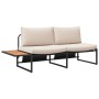Sofá de jardín de 2 plazas con cojines taupe by , Outdoor sofas - Ref: Foro24-42007551, Price: 214,13 €, Discount: %