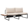 Sofá de jardín de 2 plazas con cojines taupe by , Outdoor sofas - Ref: Foro24-42007551, Price: 214,13 €, Discount: %