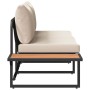 Sofá de jardín de 2 plazas con cojines taupe by , Outdoor sofas - Ref: Foro24-42007551, Price: 214,13 €, Discount: %