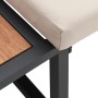 Sofá de jardín de 2 plazas con cojines taupe by , Outdoor sofas - Ref: Foro24-42007551, Price: 214,13 €, Discount: %