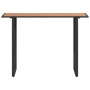 Mesa de Jardín Marrón 100x55x70 cm DPC y Acero von , Gartentische - Ref: Foro24-42007552, Preis: 79,34 €, Rabatt: %