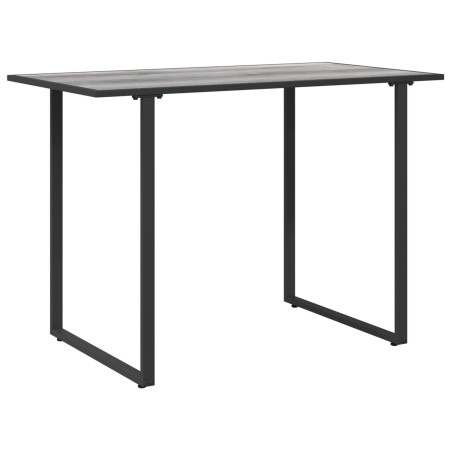 Mesa de Jardín Gris 100x55x70 cm DPC y Acero